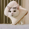 Soft Toast Avocado Shaped Cotton Cat Elizabethan Collar