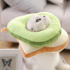 Soft Toast Avocado Shaped Cotton Cat Elizabethan Collar