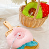 Soft Toast Avocado Shaped Cotton Cat Elizabethan Collar