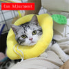 Soft Toast Avocado Shaped Cotton Cat Elizabethan Collar