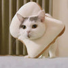 Soft Toast Avocado Shaped Cotton Cat Elizabethan Collar
